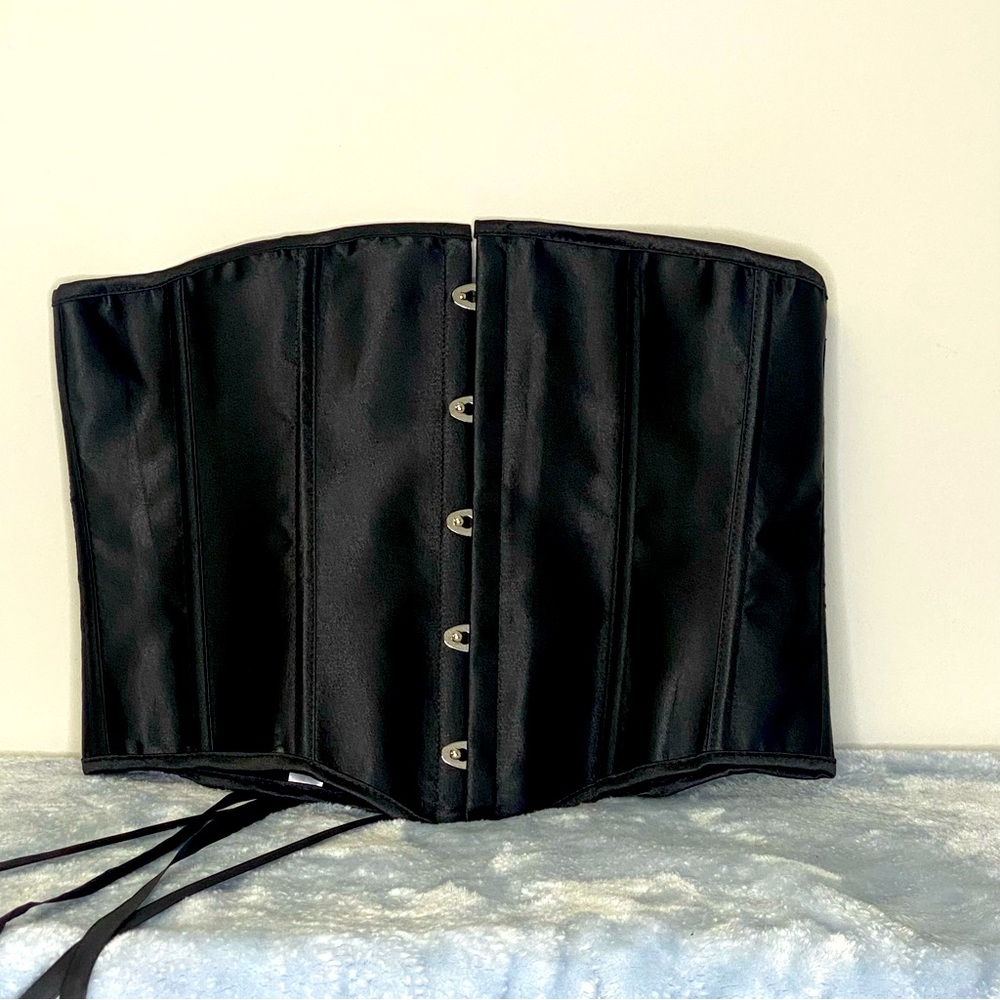 Waist clincher corset black XL